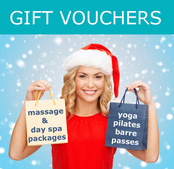 Wollongong Buy Christmas Gift Vouchers Cards Online massage day spa classes yoga pilates